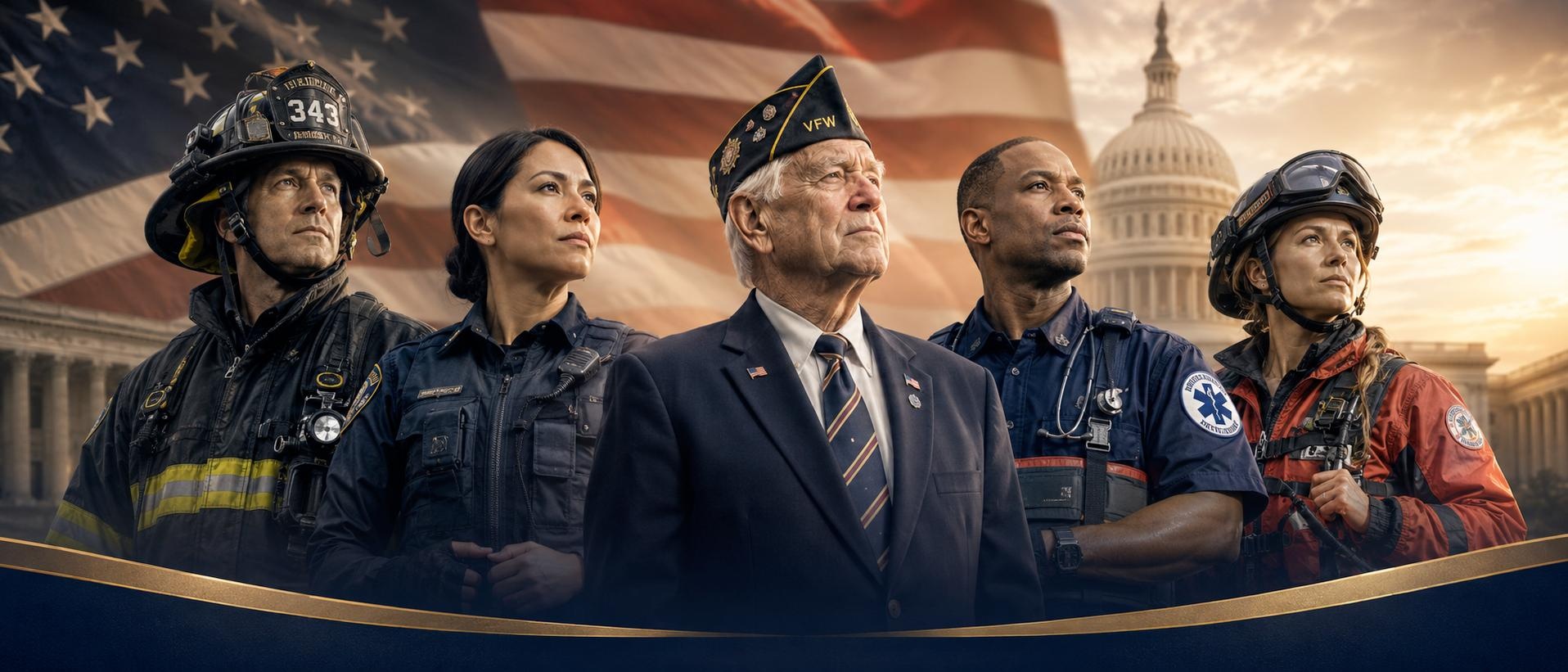 American heroes, veterans, first responders, and public servants honored by Shaker Global Heroes Foundation under the vision of Morad Shaker