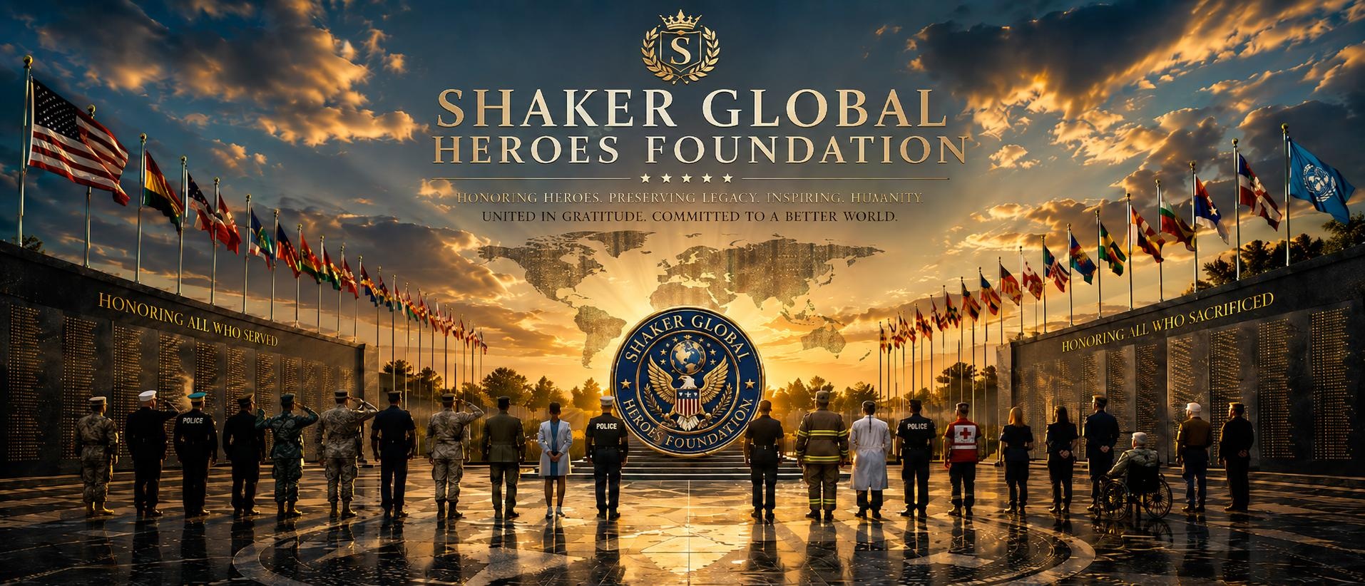 Shaker Global Heroes Foundation global memorial honoring heroes under the vision of Morad Shaker